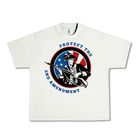 Pistachio american patriot Urban Heavy Tee - linhVisuals