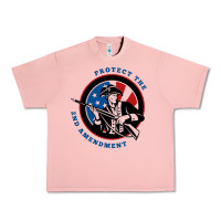 Salmon american patriot Urban Heavy Tee - linhVisuals