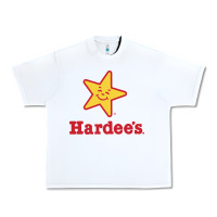 White hardee's Urban Heavy Tee - linhVisuals
