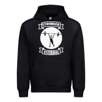 Black Stronger Everday Urban Hoodie - Bettercallsaul