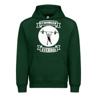 Forest Green Stronger Everday Urban Hoodie - Bettercallsaul