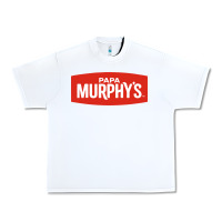 White papa murphy's Urban Heavy Tee - linhVisuals