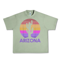 Oil Green arizona   vintage retro cactus souvenir gift t shirt Urban Heavy Tee - linhVisuals