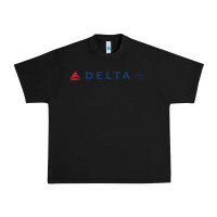 Black DELTA SKY TEAM Urban Heavy Tee - linhVisuals