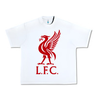 White LIVERPOOL TEAM Urban Heavy Tee - linhVisuals