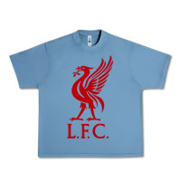 Pebble Blue LIVERPOOL TEAM Urban Heavy Tee - linhVisuals