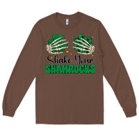 Chestnut shake your shamrocks Long Sleeve Tee - CowhideDigitalArt
