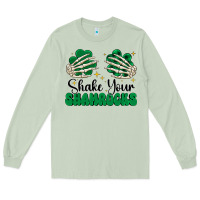 Matcha shake your shamrocks Long Sleeve Tee - CowhideDigitalArt