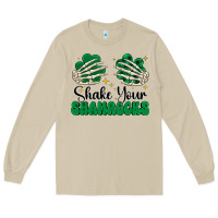 Mushroom shake your shamrocks Long Sleeve Tee - CowhideDigitalArt