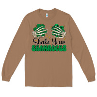Toasted Coconut shake your shamrocks Long Sleeve Tee - CowhideDigitalArt