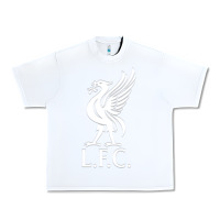 White LIVERPOOL CLUB Urban Heavy Tee - linhVisuals