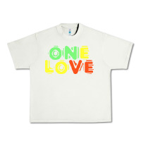 Reggae Colors T  Shirtone Love Reggae Lovers Pattern T  Shirt Urban Heavy Tee | Teevron