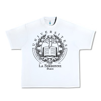 White universite paris la sorbonne Urban Heavy Tee - linhVisuals