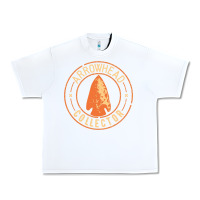 White arrowhead collector essential Urban Heavy Tee - linhVisuals