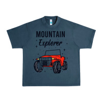 Midnight Navy mountain explorer Urban Heavy Tee - linhVisuals