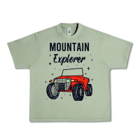 Oil Green mountain explorer Urban Heavy Tee - linhVisuals