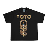 Black TOTO ROCK Urban Heavy Tee - linhVisuals