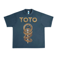 Midnight Navy TOTO ROCK Urban Heavy Tee - linhVisuals