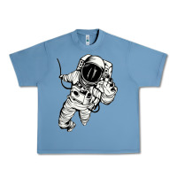 Pebble Blue astronaut in the space Urban Heavy Tee - linhVisuals