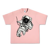 Salmon astronaut in the space Urban Heavy Tee - linhVisuals