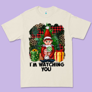 I'm Watching You Elf Premium Tee Designed By Fadigitalartstudio