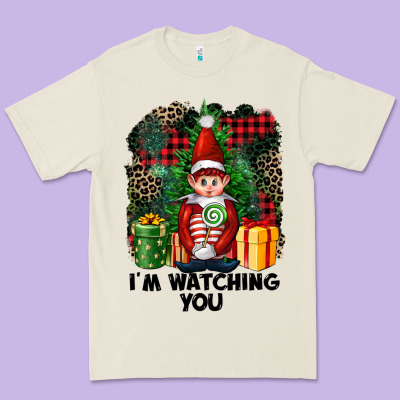 I'm Watching You Elf Premium Tee Designed By Fadigitalartstudio