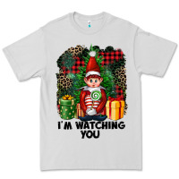 Dove Grey I'm Watching You Elf Premium Tee - FaDigitalArtStudio