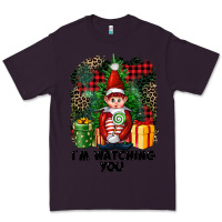 Plum I'm Watching You Elf Premium Tee - FaDigitalArtStudio