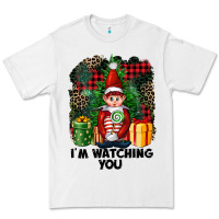 White I'm Watching You Elf Premium Tee - FaDigitalArtStudio