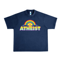 Navy atheist2 Urban Heavy Tee - linhVisuals
