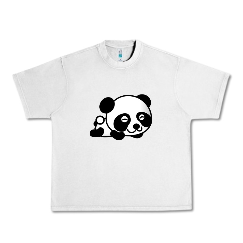 Baby Panda Bear Urban Heavy Tee by linhVisuals | Teevron