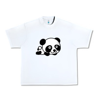 White baby panda bear Urban Heavy Tee - linhVisuals