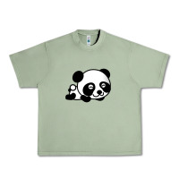 Oil Green baby panda bear Urban Heavy Tee - linhVisuals