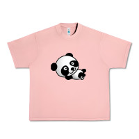 Salmon baby panda bear Urban Heavy Tee - linhVisuals