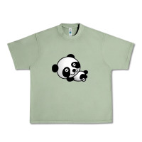Oil Green baby panda bear Urban Heavy Tee - linhVisuals