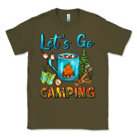 Army Green Let's Go Camping Coffee Mug Classic Tee - FaDigitalArtStudio