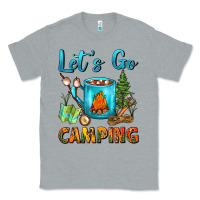 Heather Grey Let's Go Camping Coffee Mug Classic Tee - FaDigitalArtStudio
