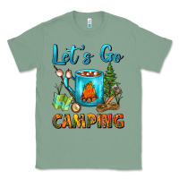 Sage Let's Go Camping Coffee Mug Classic Tee - FaDigitalArtStudio