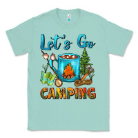 Seafoam Let's Go Camping Coffee Mug Classic Tee - FaDigitalArtStudio