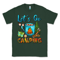 Sports Green Let's Go Camping Coffee Mug Classic Tee - FaDigitalArtStudio