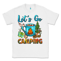 White Let's Go Camping Coffee Mug Classic Tee - FaDigitalArtStudio
