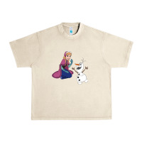 Sandshell olaf and  elsa Urban Heavy Tee - linhVisuals
