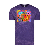 Cloud Purple Be Salty Vintage Tee - CowhideDigitalArt