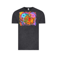 Vintage Black Be Salty Vintage Tee - CowhideDigitalArt
