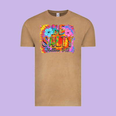 Be Salty Vintage Tee Designed By Cowhidedigitalart