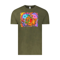 Vintage Olive Be Salty Vintage Tee - CowhideDigitalArt