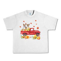 Lunar Rock basenji pumpkin truck fall leaf thanksgiving halloween Urban Heavy Tee - linhVisuals