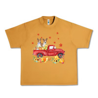 Peanut Butter basenji pumpkin truck fall leaf thanksgiving halloween Urban Heavy Tee - linhVisuals