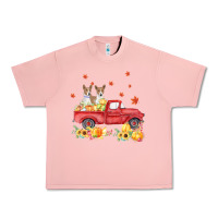 Salmon basenji pumpkin truck fall leaf thanksgiving halloween Urban Heavy Tee - linhVisuals