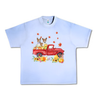 Grape Ice basenji pumpkin truck fall leaf thanksgiving halloween Urban Heavy Tee - linhVisuals